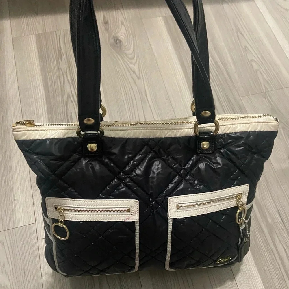 Coach Poppy Ski Glam Tote